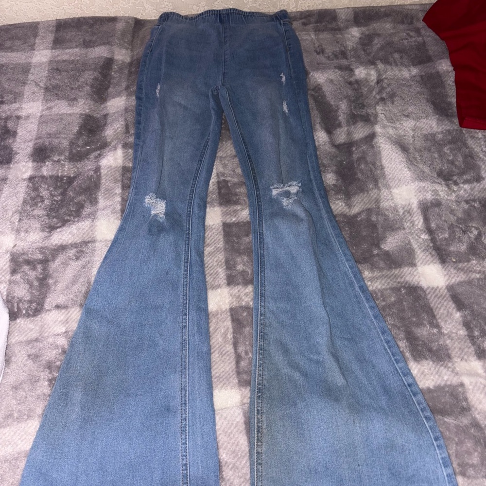 Classic Blue Flared Women's Jeans